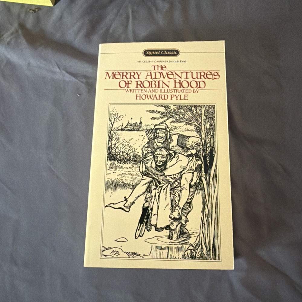 Howard Pyle MERRY ADVENTURES OF ROBIN HOOD Signet Classic 1st print 1986